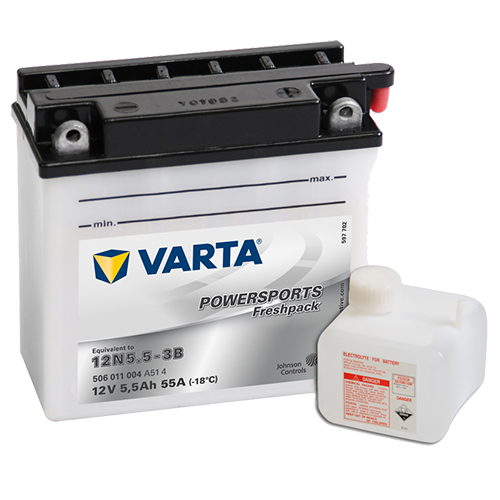 VARTA® Powersports Freshpack-Batterien besitzen einen robusten Aufbau für hohe Vibrationsfestigkeit und liefern bei allen Temperaturen eine zuverlässige Startleistung.