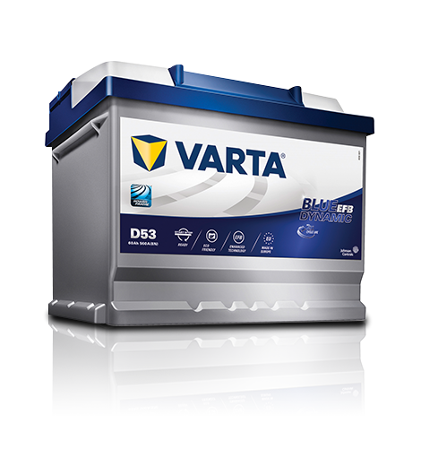 Для максимальной уверенности аккумуляторы VARTA® Blue Dynamic EFB соответствуют вашему графику и обеспечивают высокую производительность.