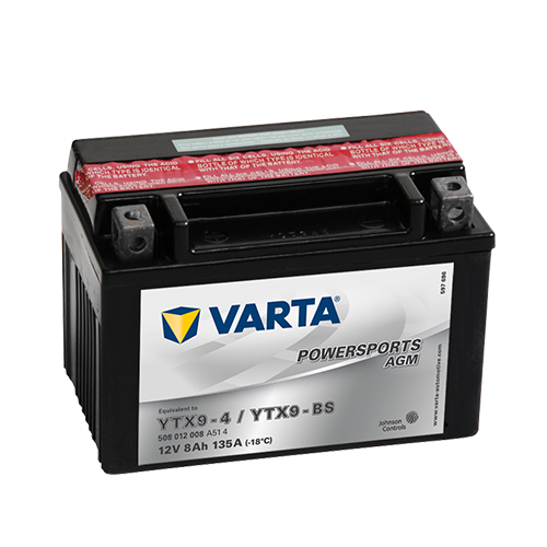 VARTA® Powersports AGM-Batterien sind wartungsfrei und müssen nicht aufgefüllt werden. Sie sind trocken geladen und werden mit Säure-Pack geliefert.
