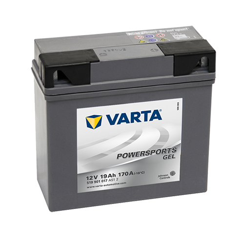 VARTA® Powersports Gel-Batterien sind absolut wartungsfrei, werden vollständig geladen geliefert und sind somit sofort einsatzbereit.